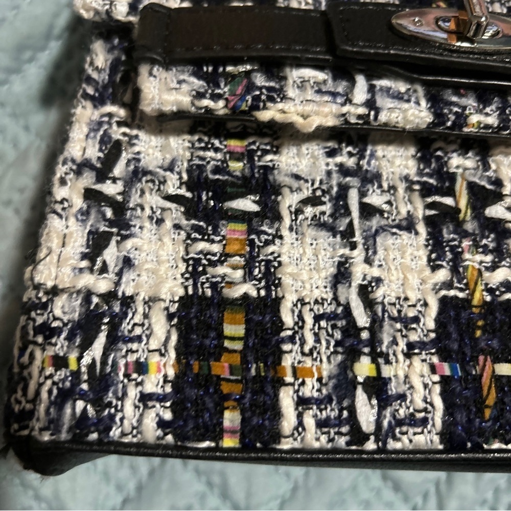 Madden NYC MBM Cat Boxy Too Handle Bag Boucle - Picture 2 of 7